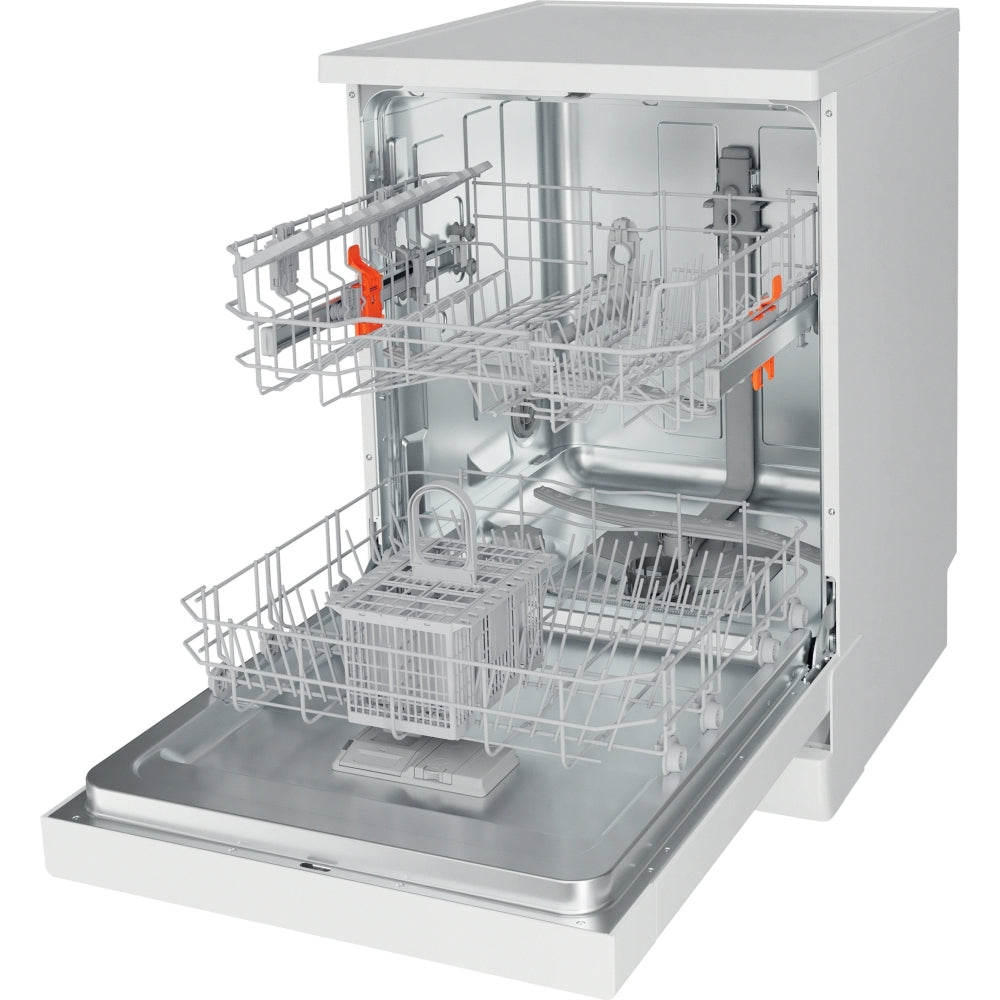 Hotpoint H2FHL626UK Dishwasher, 14 Place Settings, White, E Rated - image 3