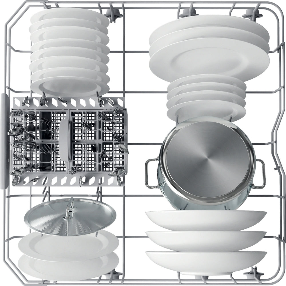 Hotpoint H2FHL626UK Dishwasher, 14 Place Settings, White, E Rated - image 5