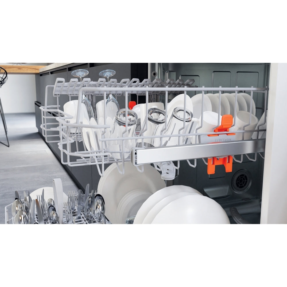 Hotpoint H2FHL626UK Dishwasher, 14 Place Settings, White, E Rated - image 8
