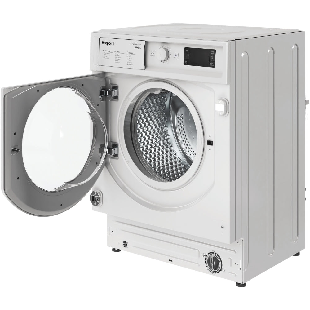 Hotpoint BIWDHG861485UK Integrated Washer Dryer, 8kg/6kg, 1400 Spin, White, D Rated - image 16