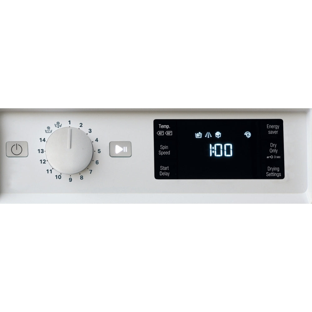 Hotpoint BIWDHG861485UK Integrated Washer Dryer, 8kg/6kg, 1400 Spin, White, D Rated - image 18