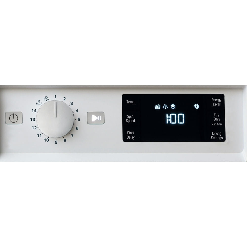 Hotpoint BIWDHG961485UK Integrated Washer Dryer, 9kg/6kg, 1400 Spin, White, D Rated - image 11