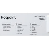 Hotpoint BIWDHG961485UK Integrated Washer Dryer, 9kg/6kg, 1400 Spin, White, D Rated - image 12