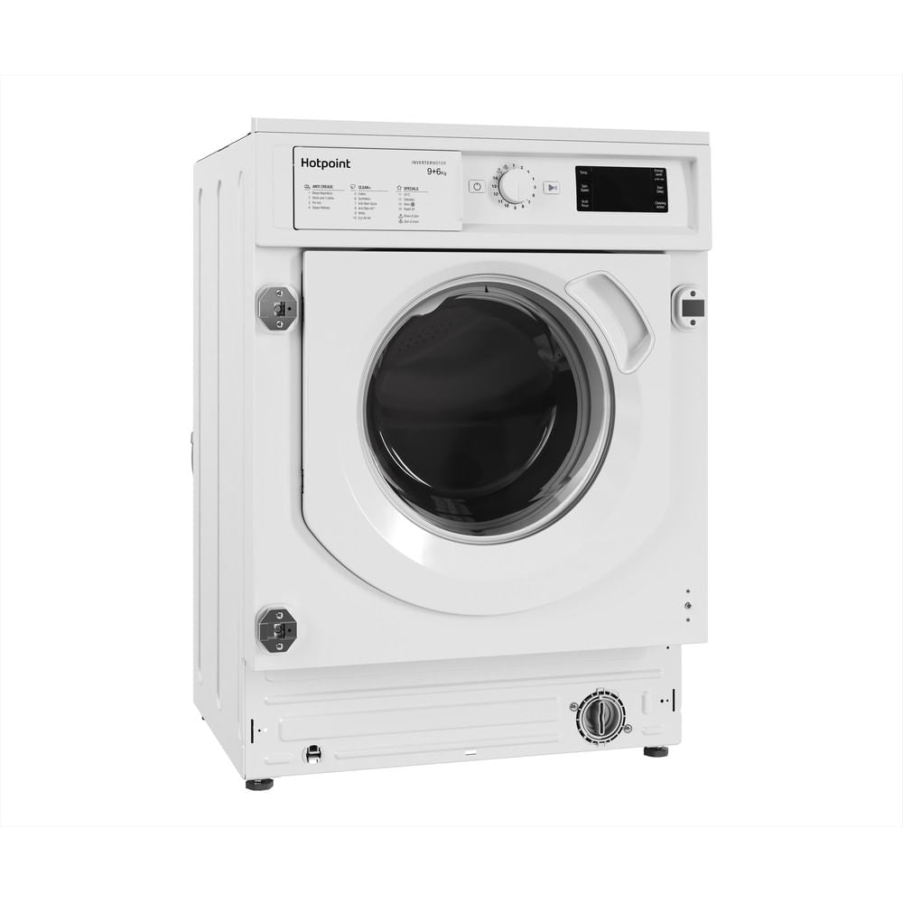 Hotpoint BIWDHG961485UK Integrated Washer Dryer, 9kg/6kg, 1400 Spin, White, D Rated - image 17