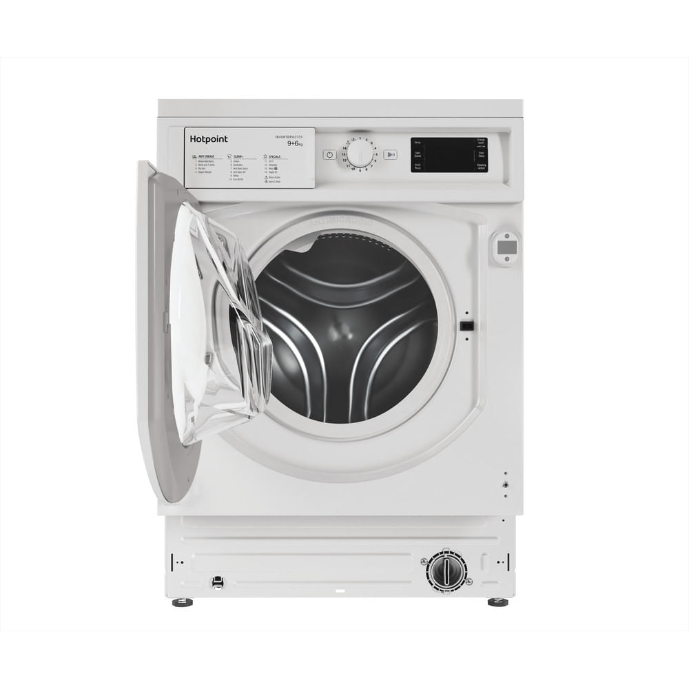 Hotpoint BIWDHG961485UK Integrated Washer Dryer, 9kg/6kg, 1400 Spin, White, D Rated - image 5
