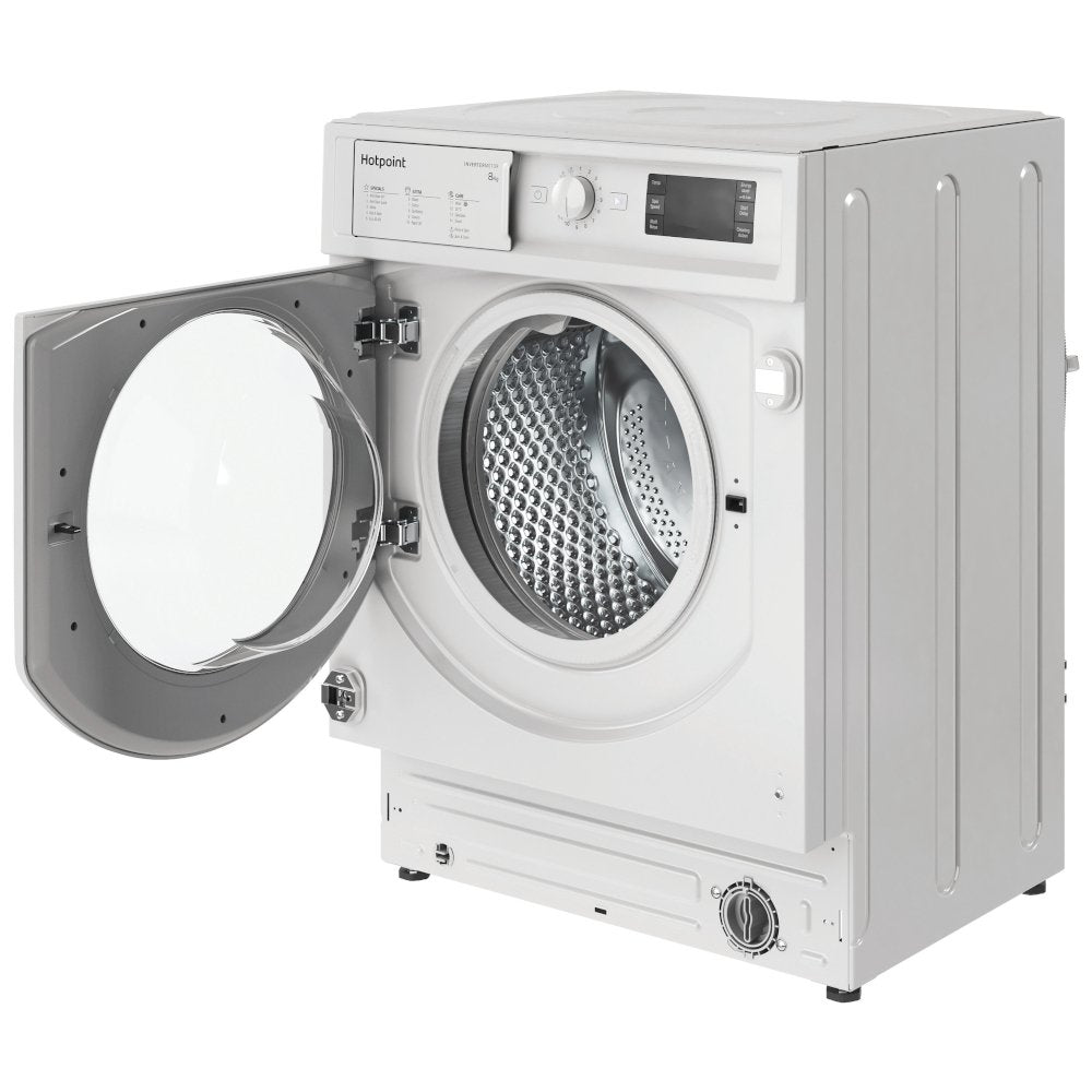 Hotpoint BIWMHG81485UK Integrated Washing Machine, 8kg, 1400 Spin, White, B Rated - image 5
