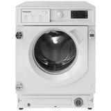 Hotpoint BIWMHG81485UK Integrated Washing Machine, 8kg, 1400 Spin, White, B Rated - image 1