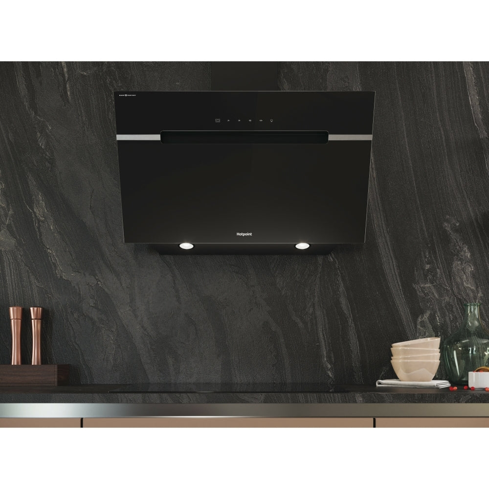 Hotpoint PHVS91FLTDPK 90cm Chimney Cooker Hood, Black, A+ Rated - image 6