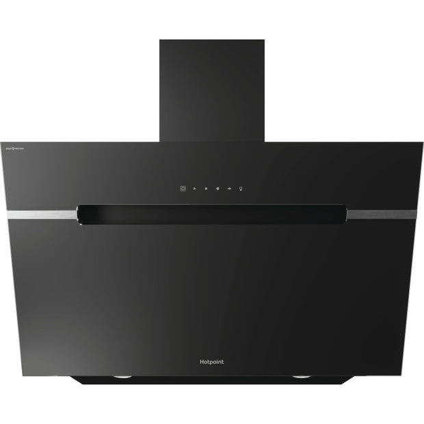 Hotpoint PHVS91FLTDPK 90cm Chimney Cooker Hood, Black, A+ Rated - image 1