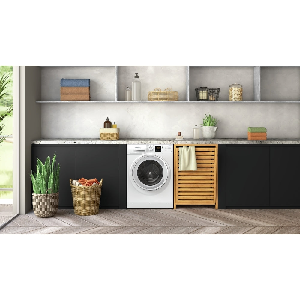 Hotpoint NSWM 7469 W UK Washing Machine, 7kg, 1400 Spin, White, A Rated - image 9