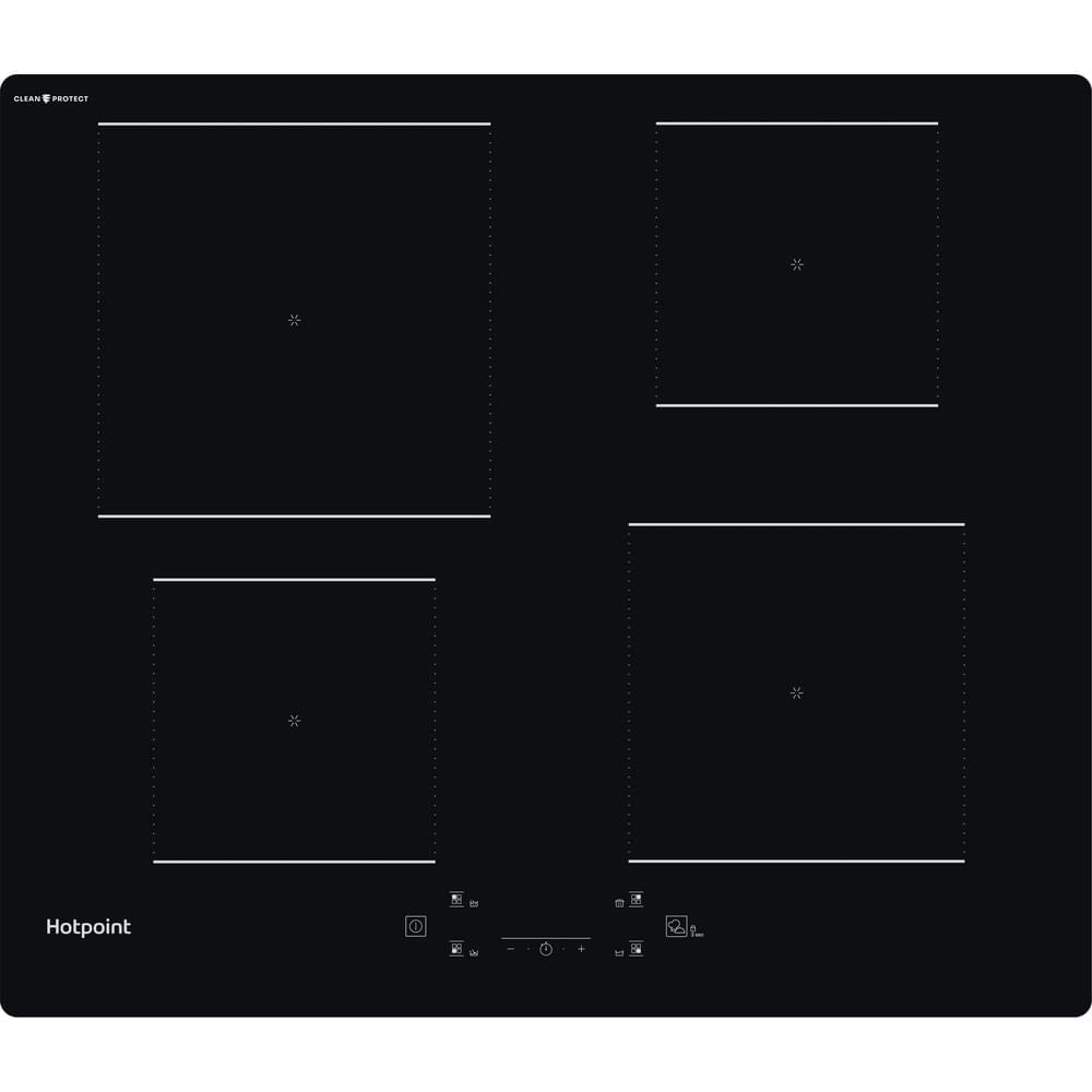 Hotpoint TQ1460SCPNE 59cm Induction Hob, Black, A Rated - image 1