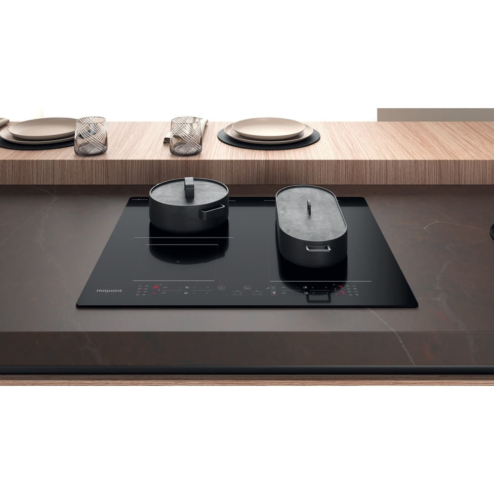 Hotpoint TB2460BCPNE 59cm Induction Hob, Black, A Rated - image 2