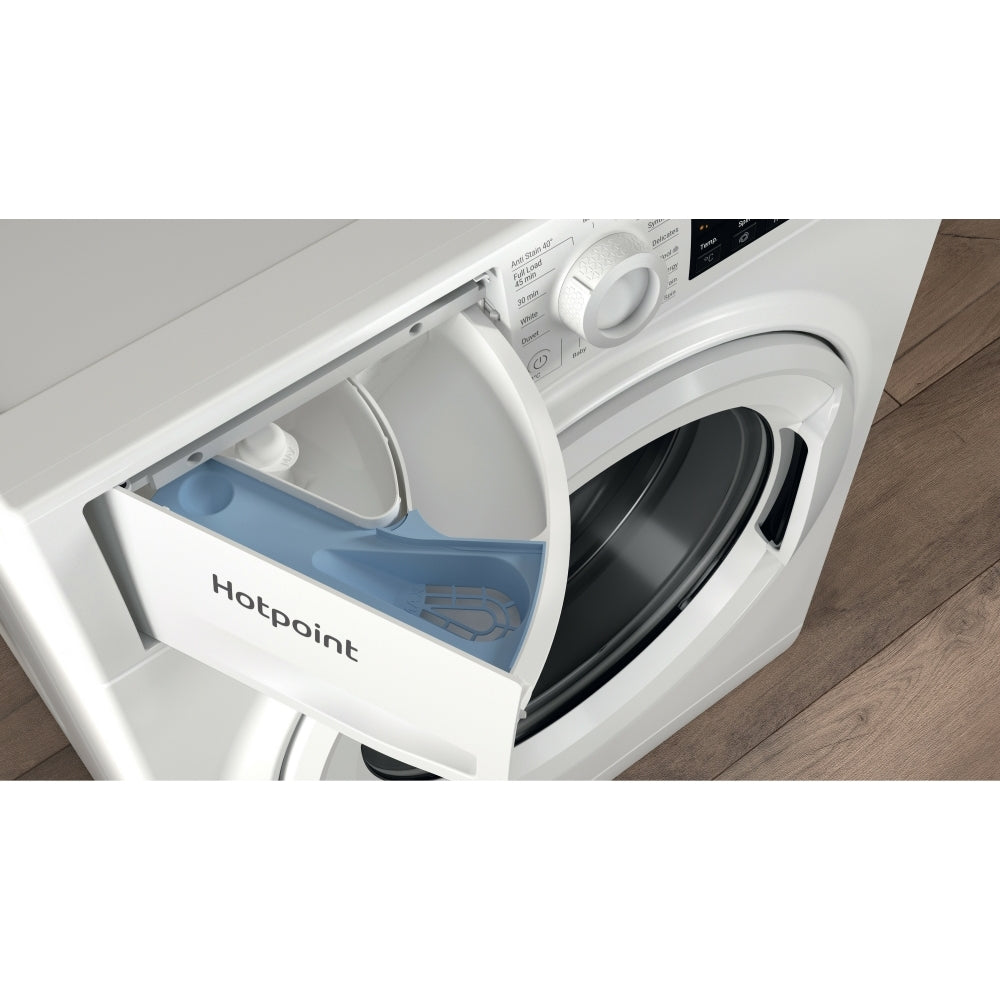 Hotpoint NSWM 846 W UK Washing Machine, 8kg, 1400 Spin, White, A Rated - image 11