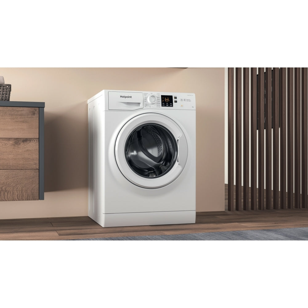 Hotpoint NSWM 846 W UK Washing Machine, 8kg, 1400 Spin, White, A Rated - image 12