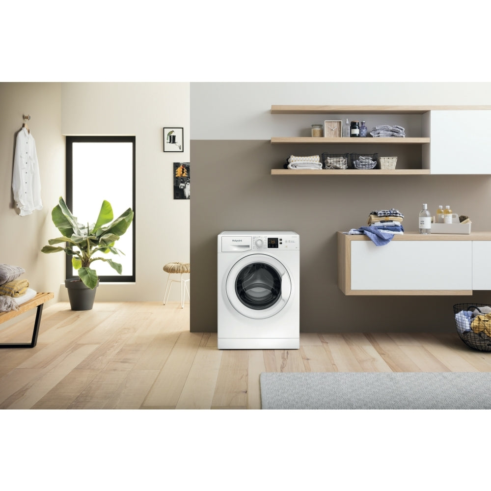 Hotpoint NSWM 846 W UK Washing Machine, 8kg, 1400 Spin, White, A Rated - image 14