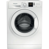 Hotpoint NSWM 846 W UK Washing Machine, 8kg, 1400 Spin, White, A Rated - image 1