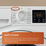 Hotpoint NSWM 1046 GG UK Washing Machine, 10kg, 1400 Spin, Grey, A Rated - image 2