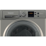 Hotpoint NSWM 1046 GG UK Washing Machine, 10kg, 1400 Spin, Grey, A Rated - image 7