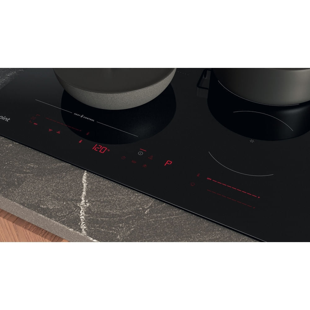 Hotpoint HTX6014DCF 59cm Induction Hob, Black - image 8