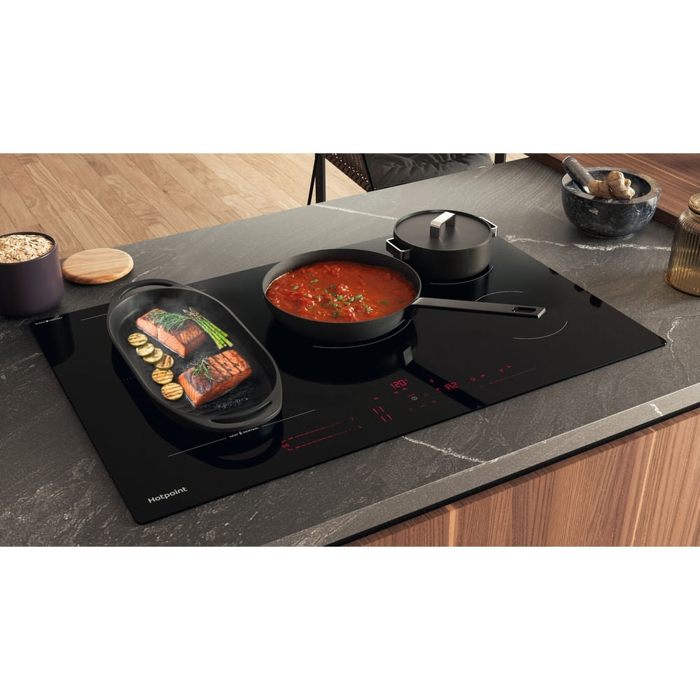 Hotpoint HTX8017DCF2 80cm Induction Hob, Black - image 5