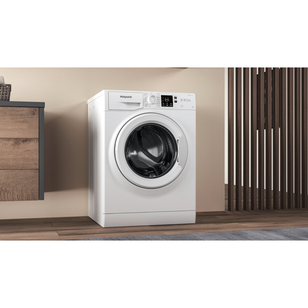 Hotpoint NSWM 946 W UK Washing Machine, 9kg, 1400 Spin, White, A Rated - image 16