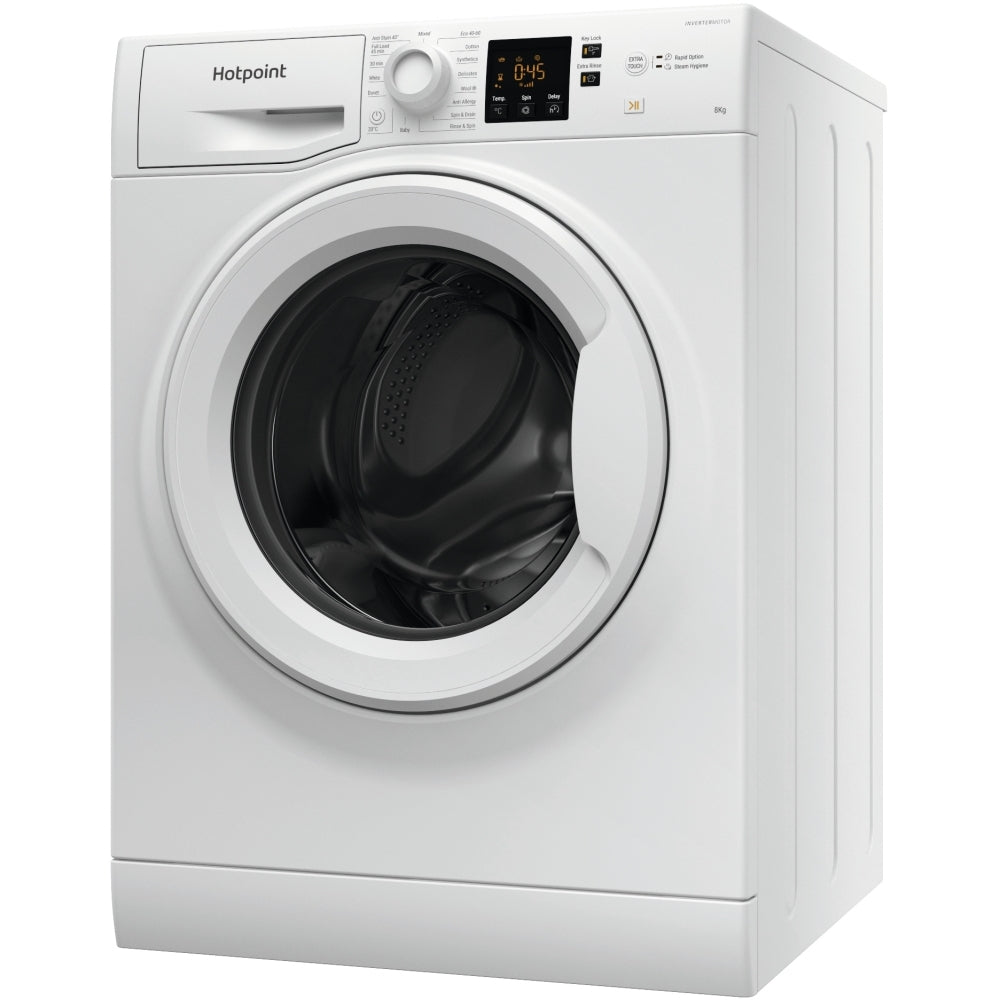 Hotpoint NSWM 946 W UK Washing Machine, 9kg, 1400 Spin, White, A Rated - image 7