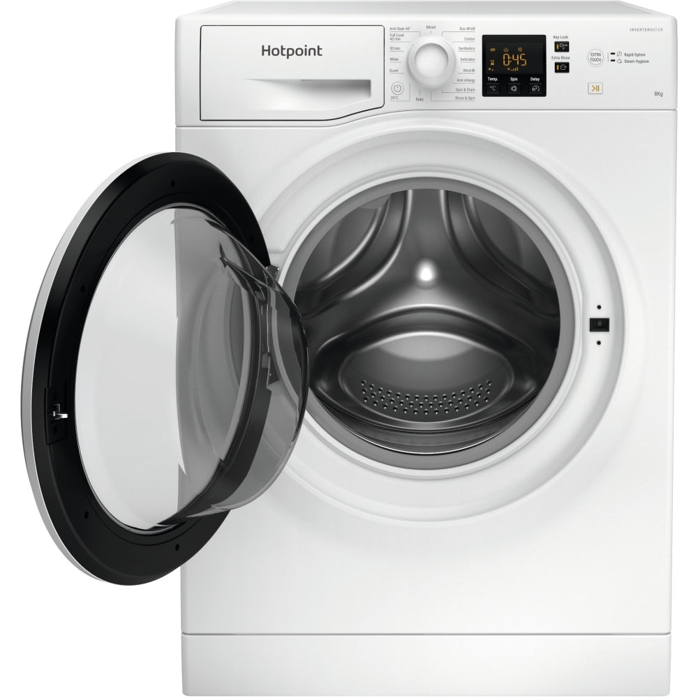 Hotpoint NSWM 946 W UK Washing Machine, 9kg, 1400 Spin, White, A Rated - image 8