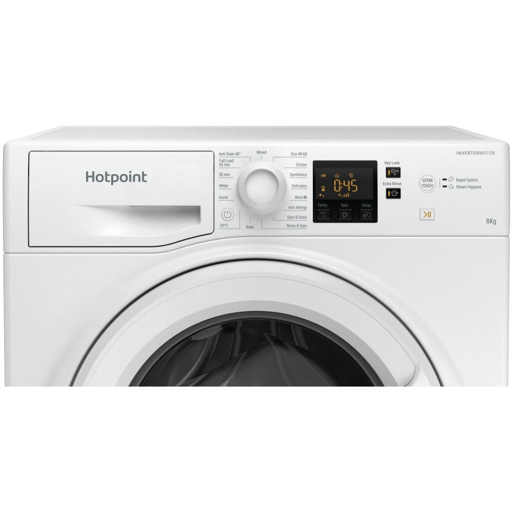 Hotpoint NSWM 946 W UK Washing Machine, 9kg, 1400 Spin, White, A Rated - image 9