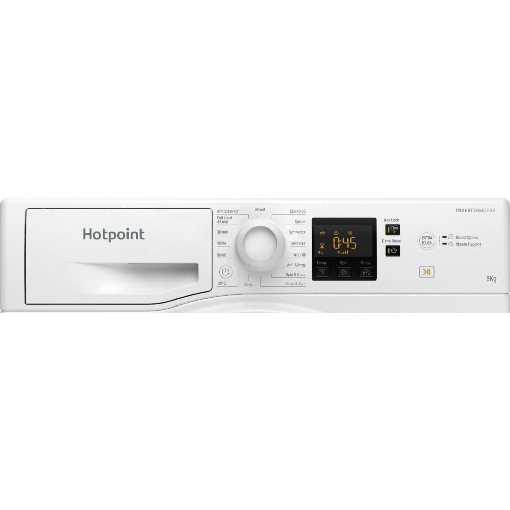 Hotpoint NSWM 946 W UK Washing Machine, 9kg, 1400 Spin, White, A Rated - image 10