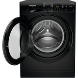 Hotpoint NSWM 946 BS UK Washing Machine, 9kg, 1400 Spin, Black, A Rated - image 7