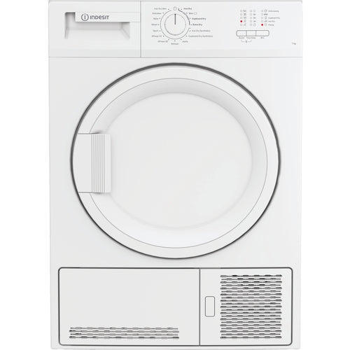 Indesit C YD C82 WWGL UK Condenser Tumble Dryer, 8kg, White, B Rated