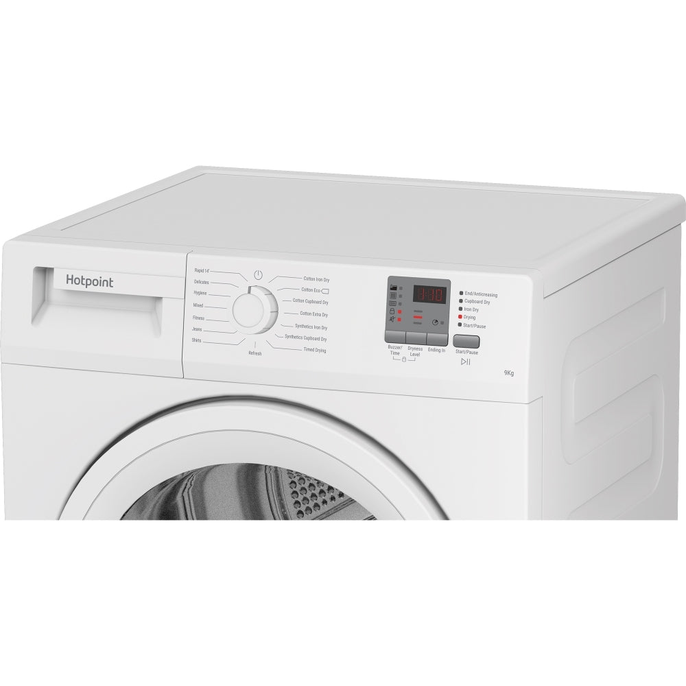 Hotpoint C HD C92 WWGD UK Condenser Tumble Dryer, 9kg, White, B Rated - image 7