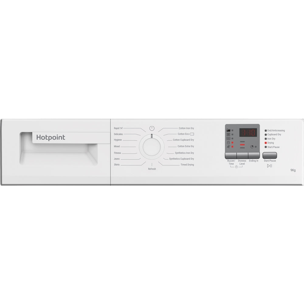 Hotpoint C HD C92 WWGD UK Condenser Tumble Dryer, 9kg, White, B Rated - image 8
