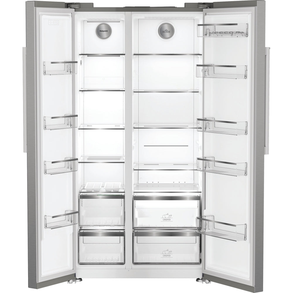 Hotpoint HPG2 6592 XP4UK American Fridge Freezer, Stainless Steel, E Rated, Non-Plumbed - image 11