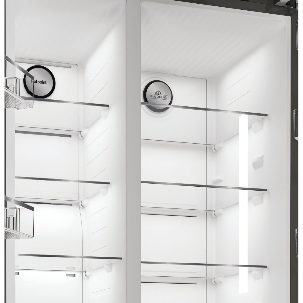 Hotpoint HPG2 6592 XP4UK American Fridge Freezer, Stainless Steel, E Rated, Non-Plumbed - image 15