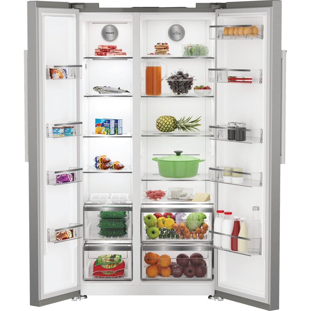 Hotpoint HPG2 6592 XP4UK American Fridge Freezer, Stainless Steel, E Rated, Non-Plumbed - image 10