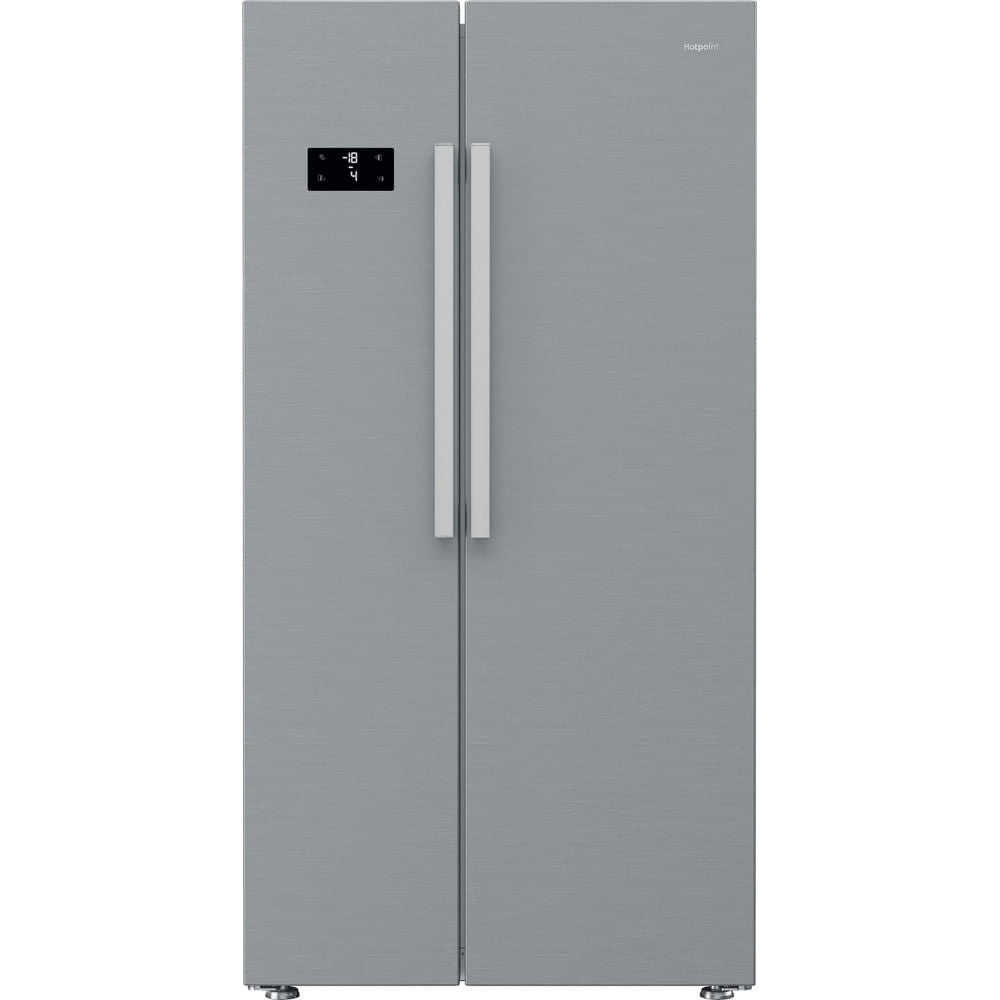 Hotpoint HPG2 6592 XP4UK American Fridge Freezer, Stainless Steel, E Rated, Non-Plumbed - image 1