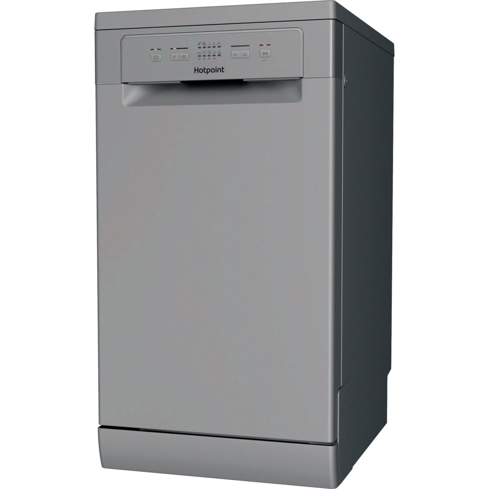 Hotpoint HP2FE10CS90SUK Slimline Dishwasher, 10 Place Settings, Silver, E Rated - image 2