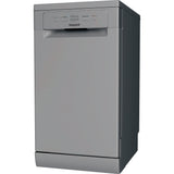 Hotpoint HP2FE10CS90SUK Slimline Dishwasher, 10 Place Settings, Silver, E Rated - image 2