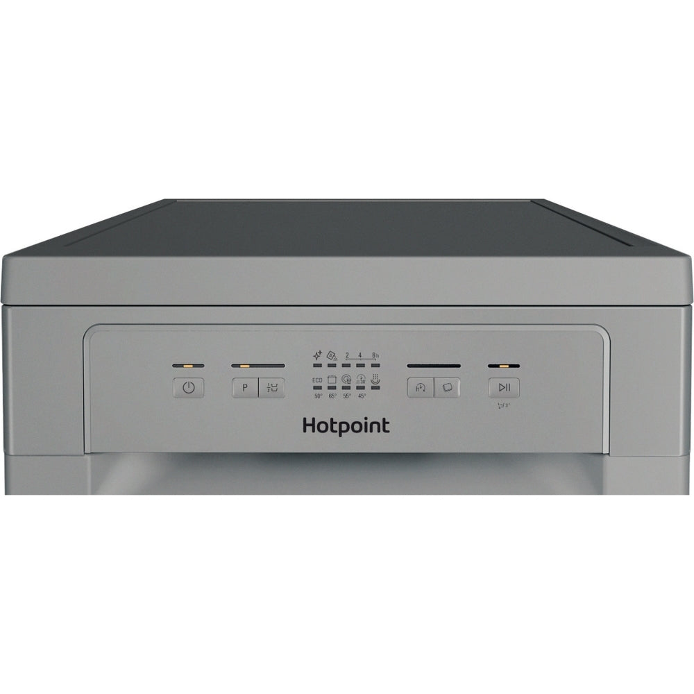 Hotpoint HP2FE10CS90SUK Slimline Dishwasher, 10 Place Settings, Silver, E Rated - image 3