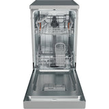 Hotpoint HP2FE10CS90SUK Slimline Dishwasher, 10 Place Settings, Silver, E Rated - image 4