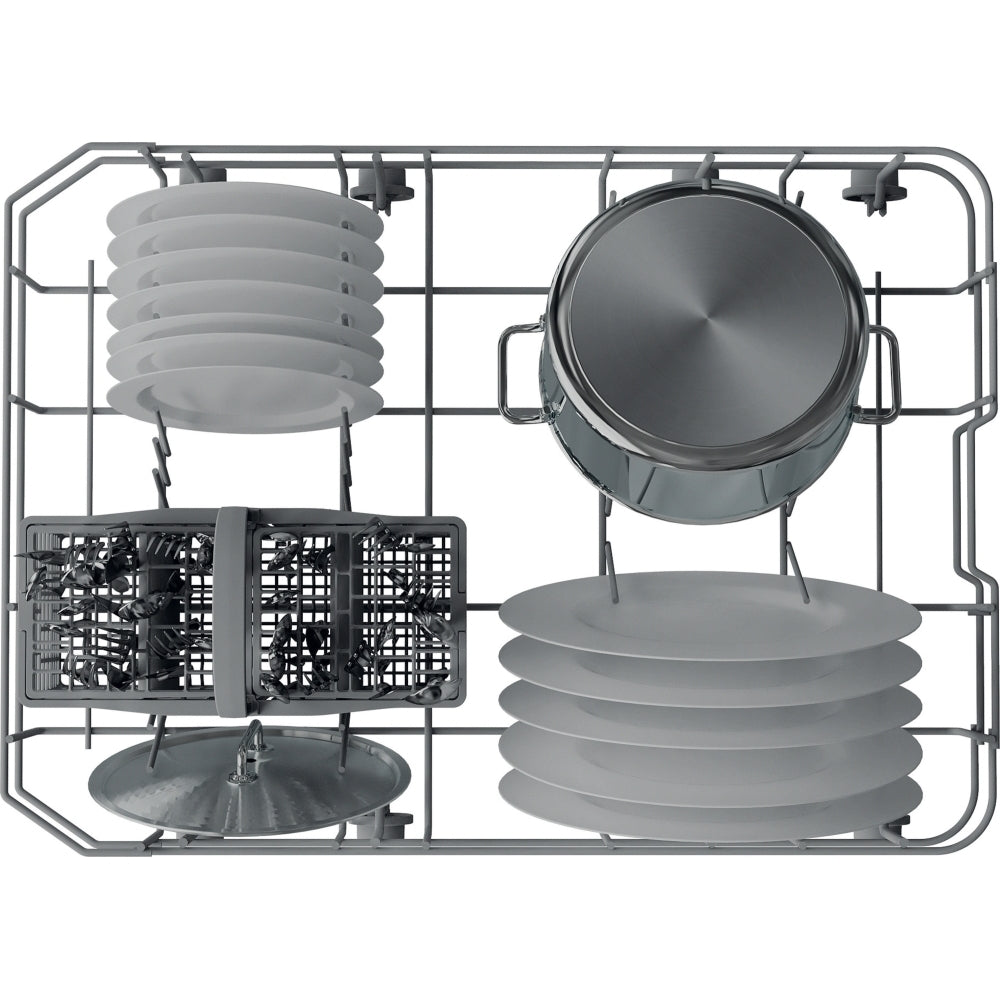 Hotpoint HP2FE10CS90SUK Slimline Dishwasher, 10 Place Settings, Silver, E Rated - image 6