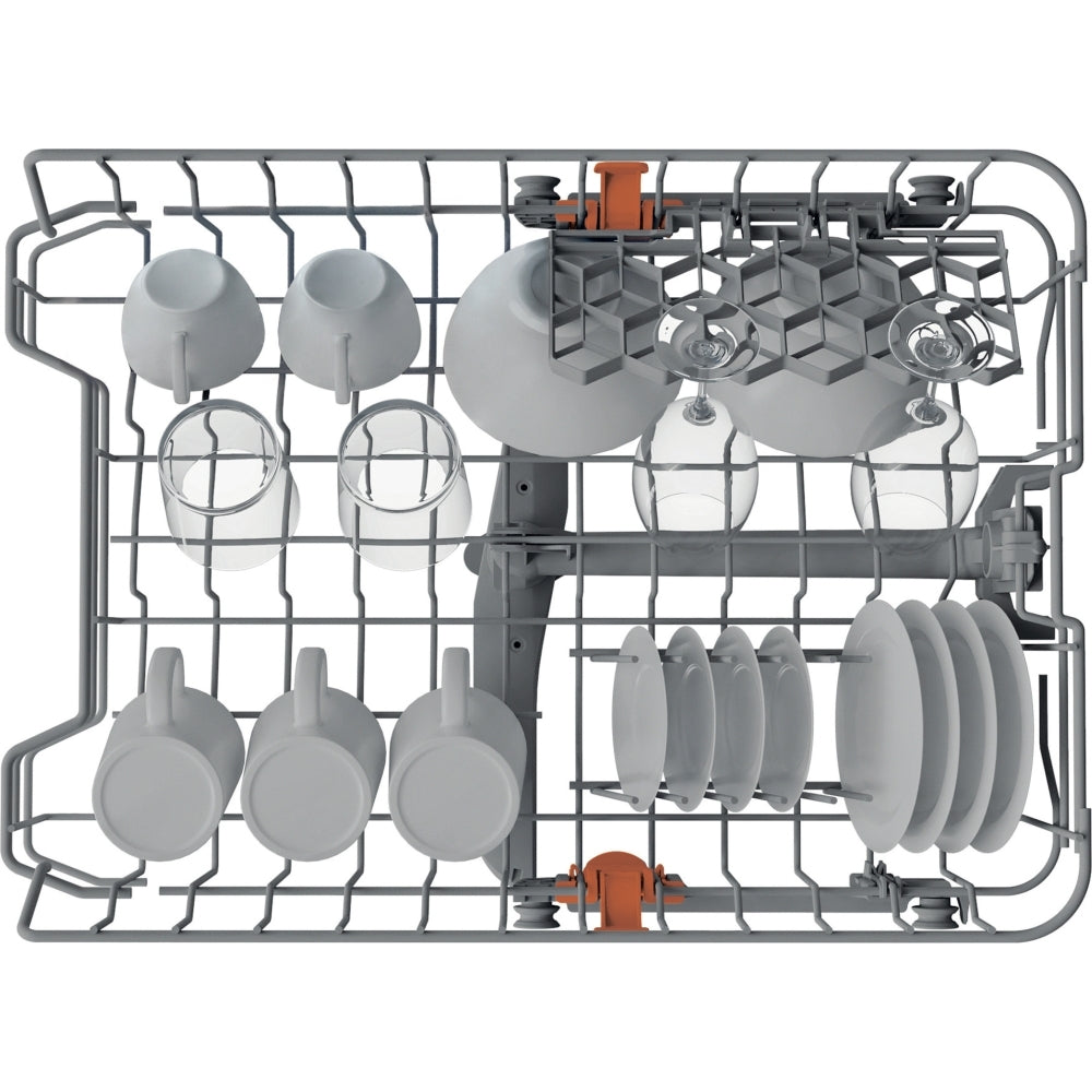 Hotpoint HP2FE10CS90SUK Slimline Dishwasher, 10 Place Settings, Silver, E Rated - image 8
