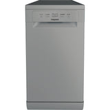 Hotpoint HP2FE10CS90SUK Slimline Dishwasher, 10 Place Settings, Silver, E Rated - image 10
