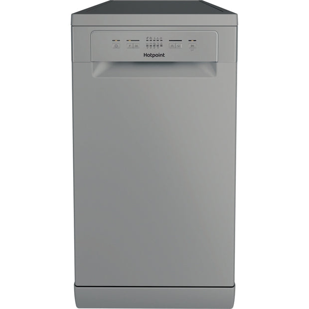 Hotpoint HP2FE10CS90SUK Slimline Dishwasher, 10 Place Settings, Silver, E Rated - image 10