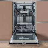 Hotpoint HP4ID11CS80UK Fully Integrated Slimline Dishwasher, 8 Place Settings, D Rated - image 3