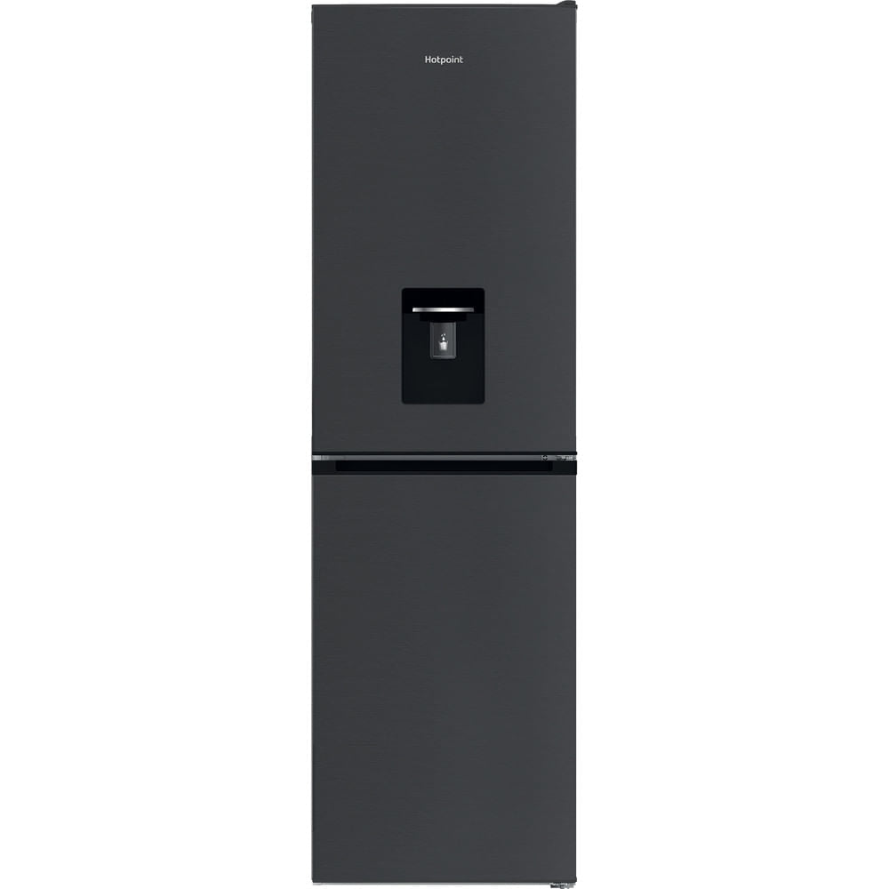 Hotpoint HPKH 1261W XBR4UK No Frost Fridge Freezer, Dark Grey, 50/50, E Rated - image 1