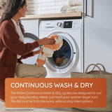 Hotpoint NDD 10748 DA UK Washer Dryer, 10kg/7kg, 1400 Spin, White, C Rated - image 4