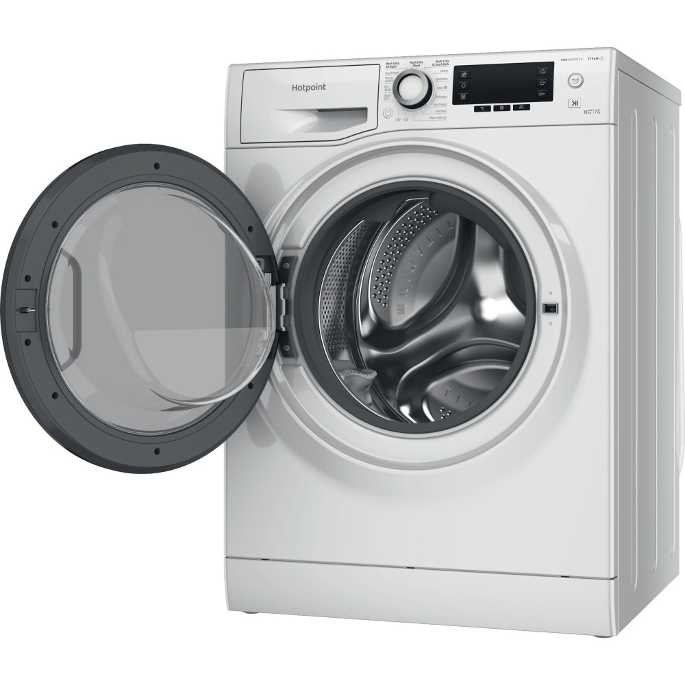 Hotpoint NDD 10748 DA UK Washer Dryer, 10kg/7kg, 1400 Spin, White, C Rated - image 9