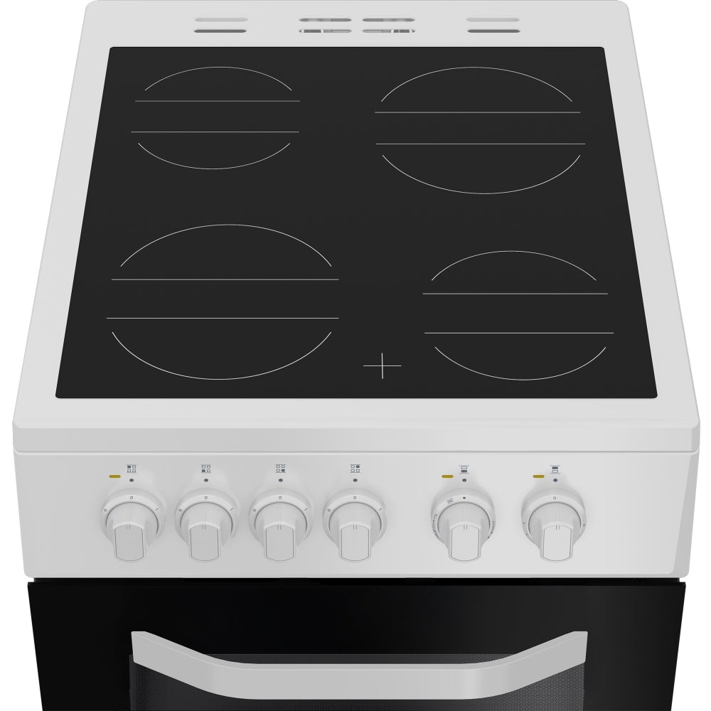 Hotpoint HTE5VCW Ceramic Electric Cooker with Separate Grill, White, A Rated - image 6
